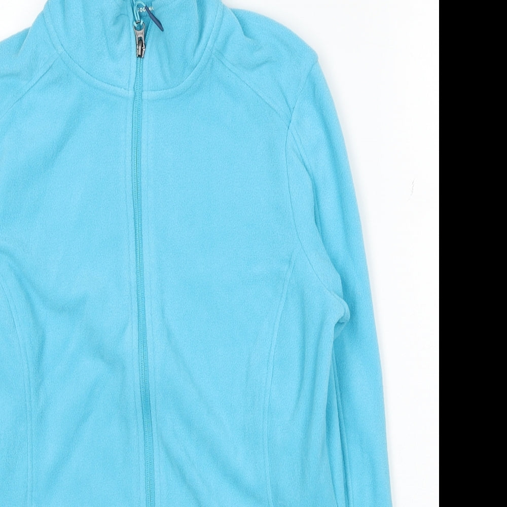 Good Move Womens Blue Jacket Size 12 Zip