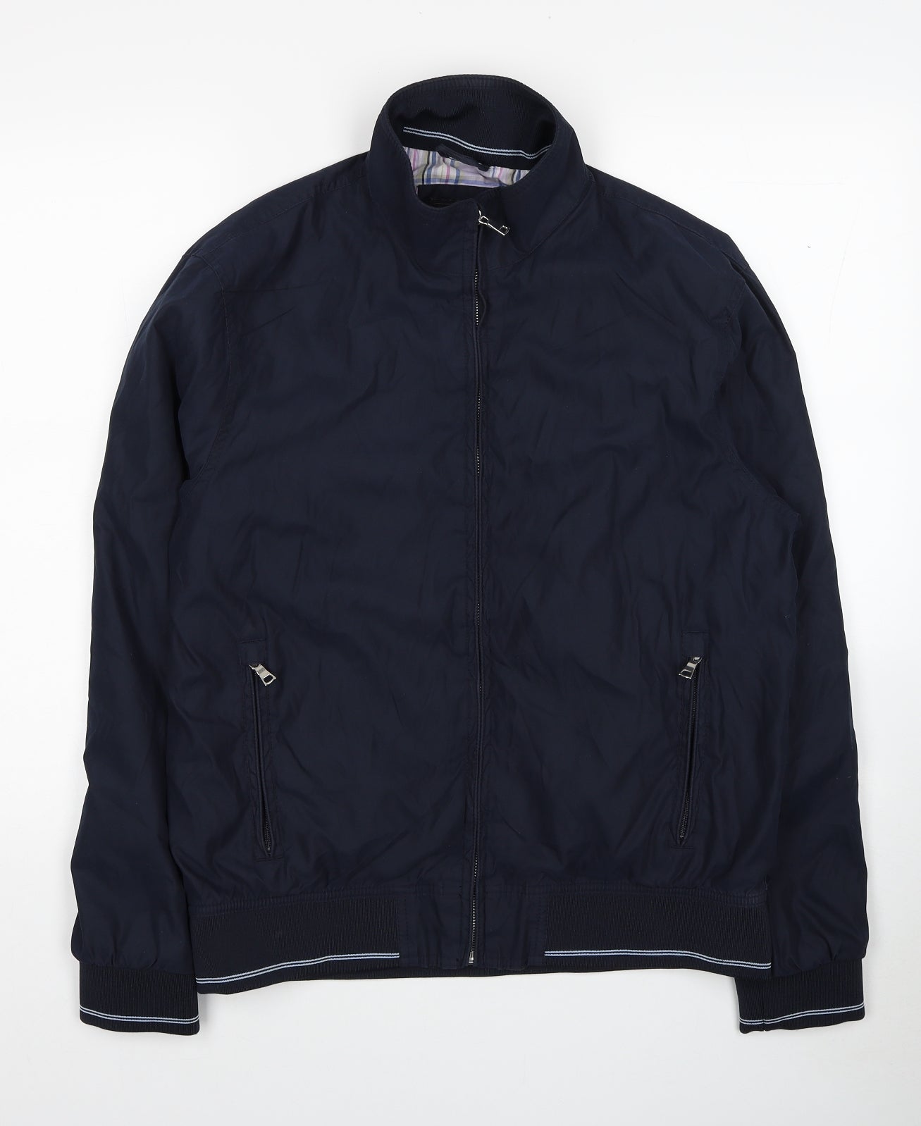 Marks and Spencer Mens Blue Jacket Size M Zip