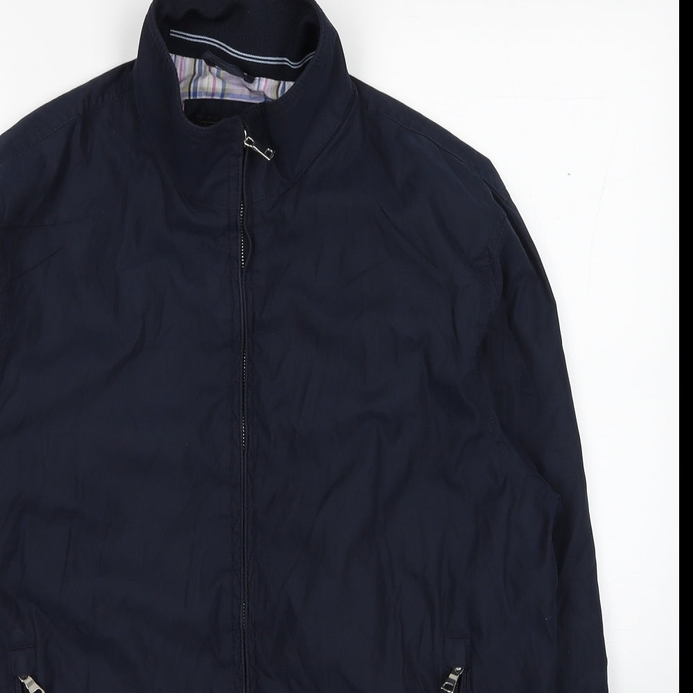 Marks and Spencer Mens Blue Jacket Size M Zip