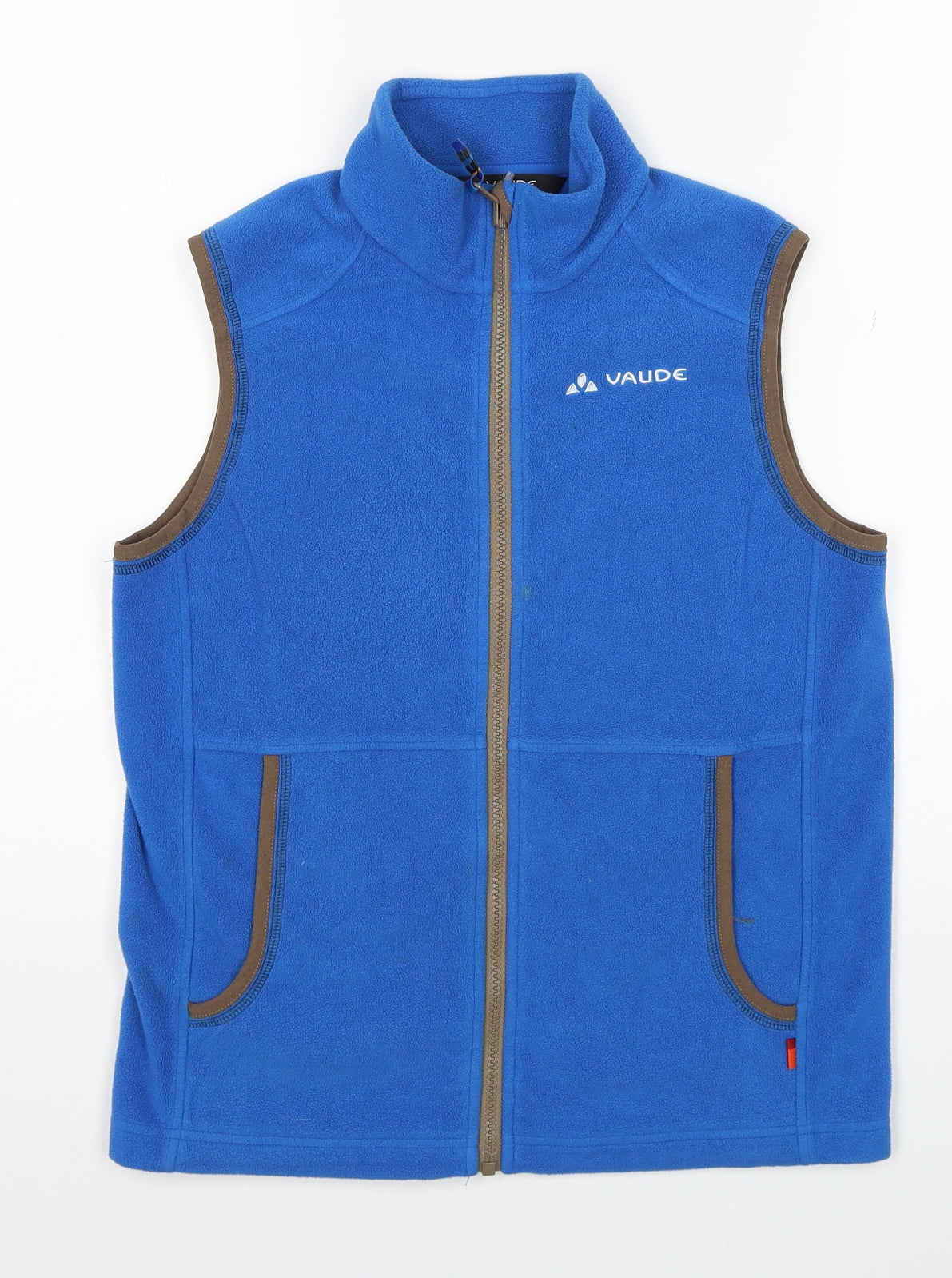 VAUDE Boys Blue Gilet Waistcoat Size 11-12 Years Zip