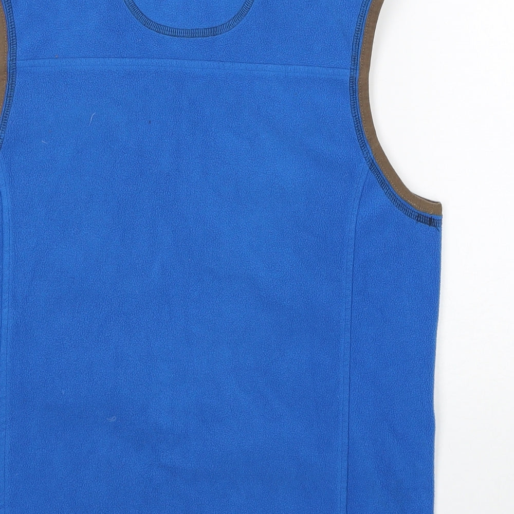 VAUDE Boys Blue Gilet Waistcoat Size 11-12 Years Zip