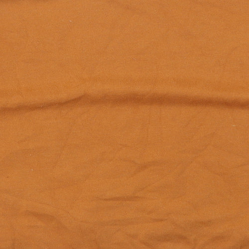 H&M Womens Orange Cotton Pullover Sweatshirt Size S Pullover