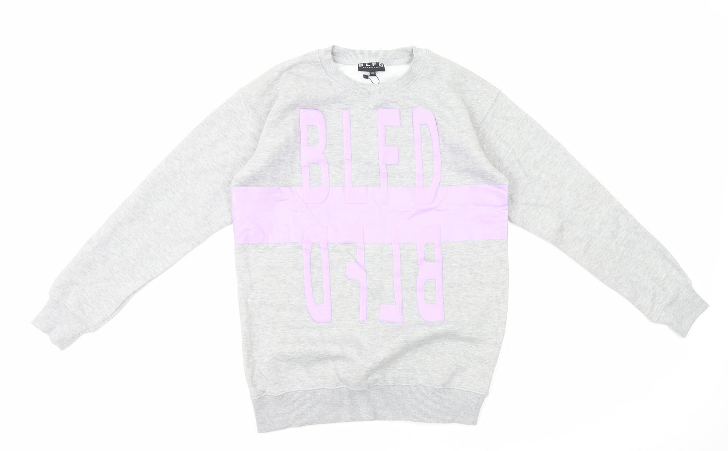 BLFD Womens Grey Cotton Pullover Sweatshirt Size 8 Pullover