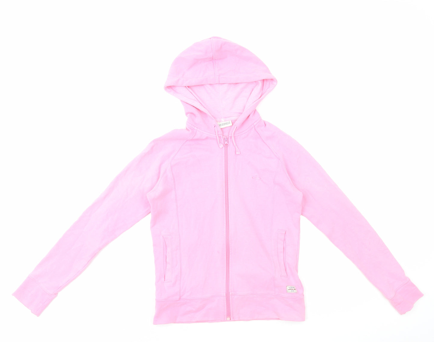 Olympus Womens Pink Cotton Full Zip Sweatshirt Size XS Zip