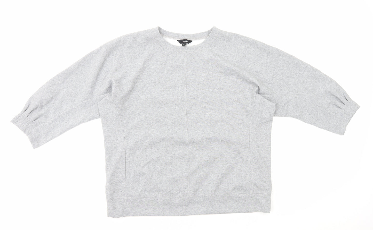capsule Womens Grey Polyester Pullover Sweatshirt Size 14 Pullover