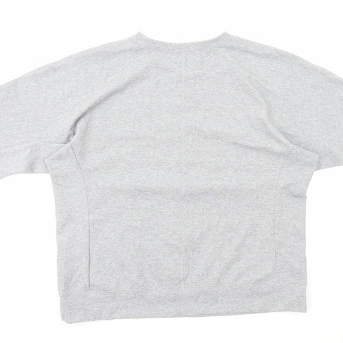 capsule Womens Grey Polyester Pullover Sweatshirt Size 14 Pullover