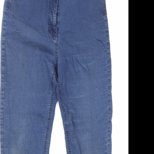 Vizaviz Womens Blue Cotton Skinny Jeans Size 12 L26 in Regular Zip