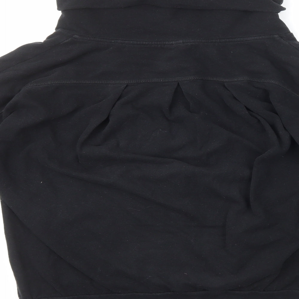 Sweaty Betty Womens Black Cotton Full Zip Sweatshirt Size S Zip