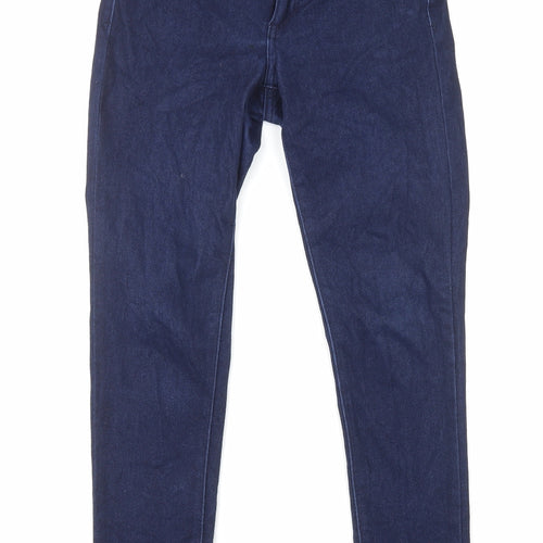 Gap Womens Blue Cotton Straight Jeans Size 6 L27 in Regular Zip