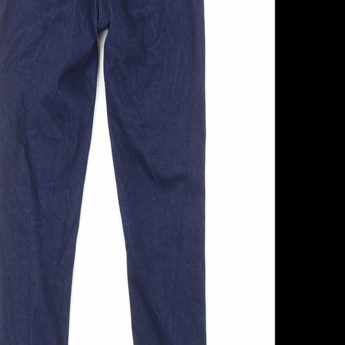 Gap Womens Blue Cotton Straight Jeans Size 6 L27 in Regular Zip