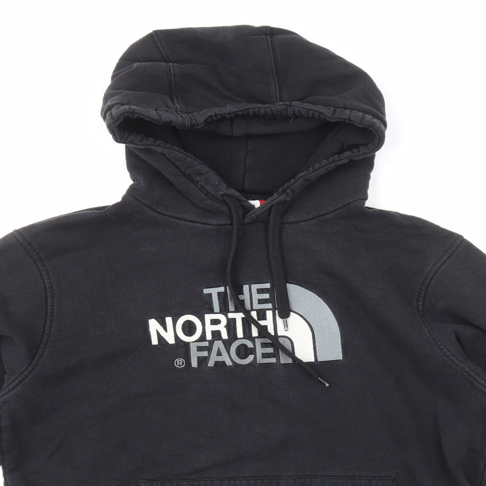The North Face Womens Black Cotton Pullover Hoodie Size XL Pullover