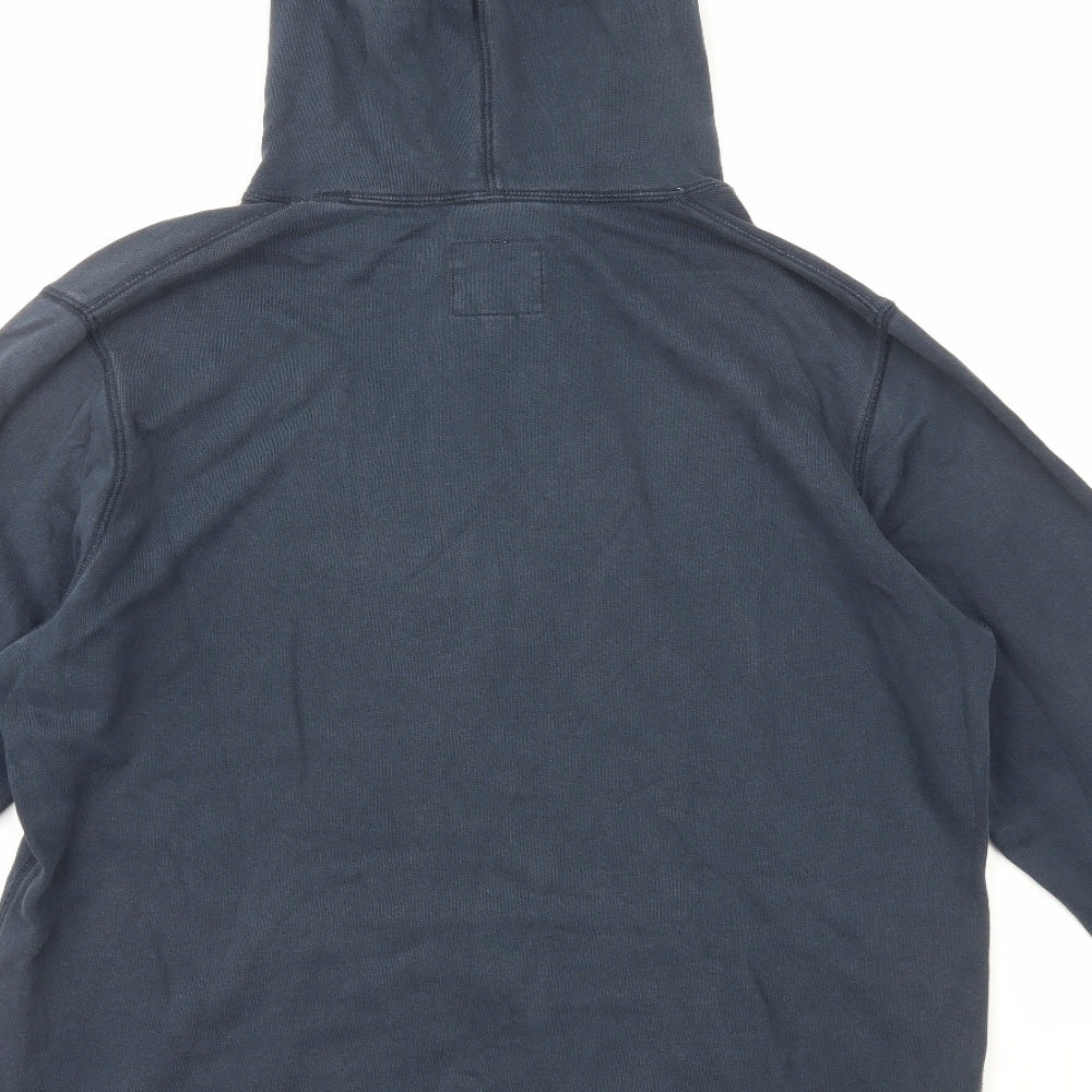 Jack Wills Womens Blue Cotton Pullover Hoodie Size M Pullover