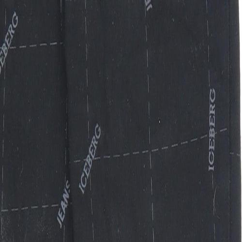 Gilmar Womens Black Geometric Cotton Skinny Jeans Size 29 in L28 in Regular Zip