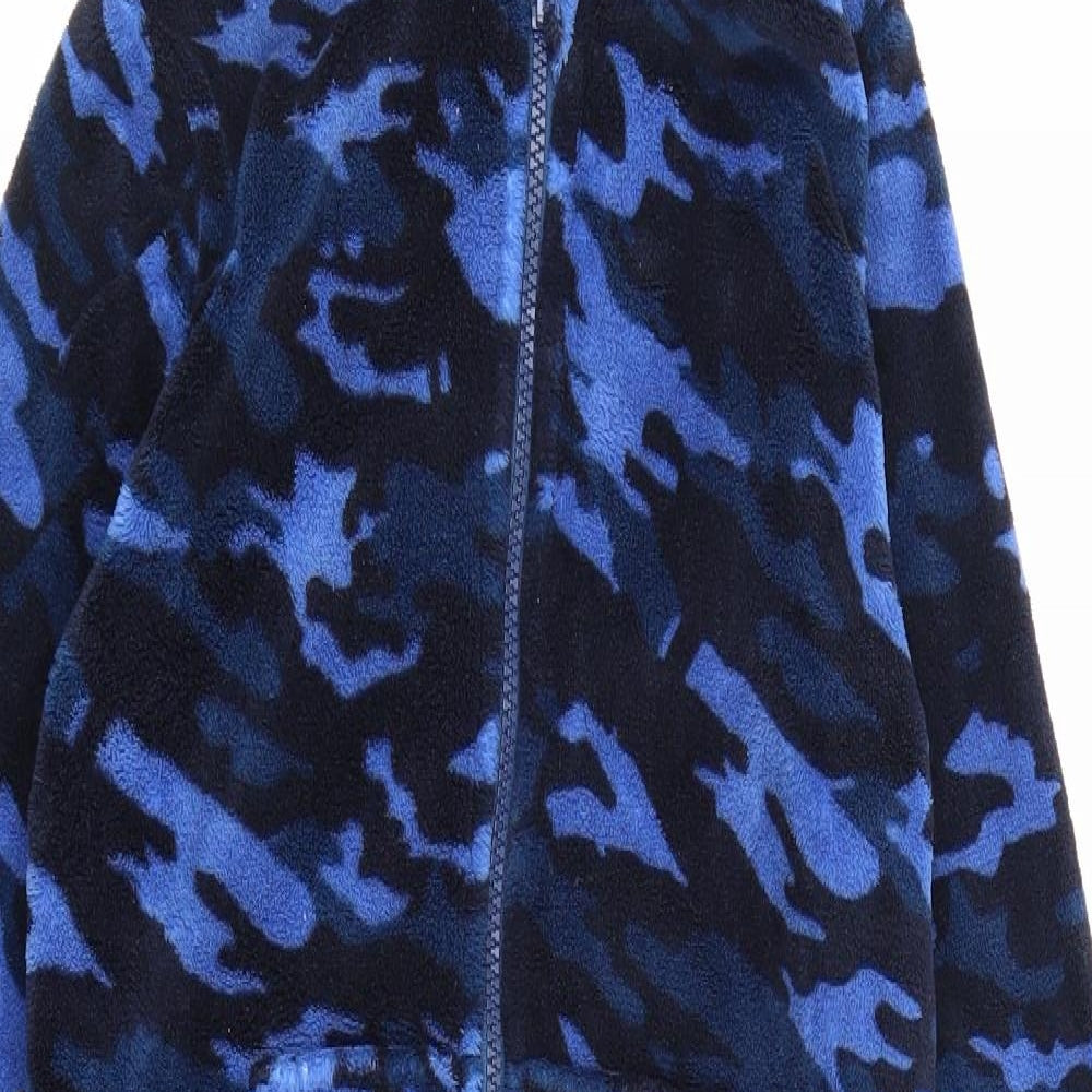 NEXT Boys Blue Camouflage 100% Polyester One Piece Size 7 Years Zip