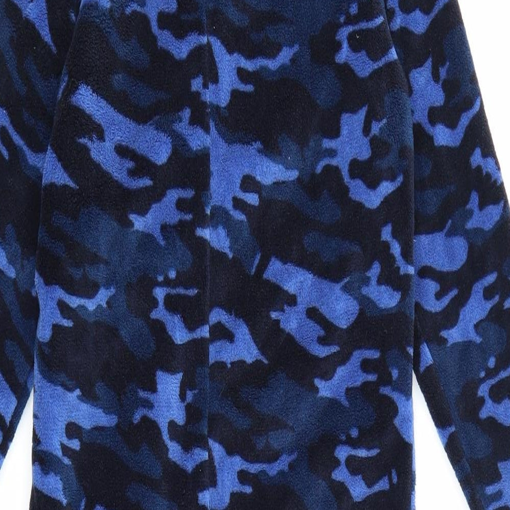 NEXT Boys Blue Camouflage 100% Polyester One Piece Size 7 Years Zip