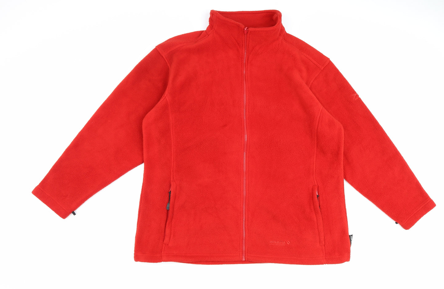 Regatta Womens Red 100% Polyester Full Zip Sweatshirt Size 20 Zip