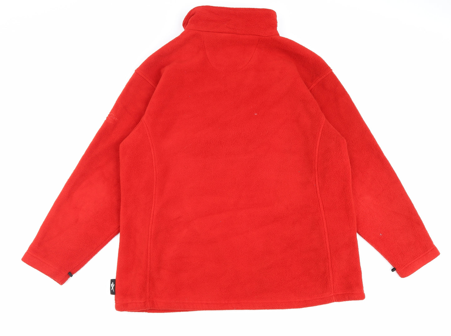 Regatta Womens Red 100% Polyester Full Zip Sweatshirt Size 20 Zip