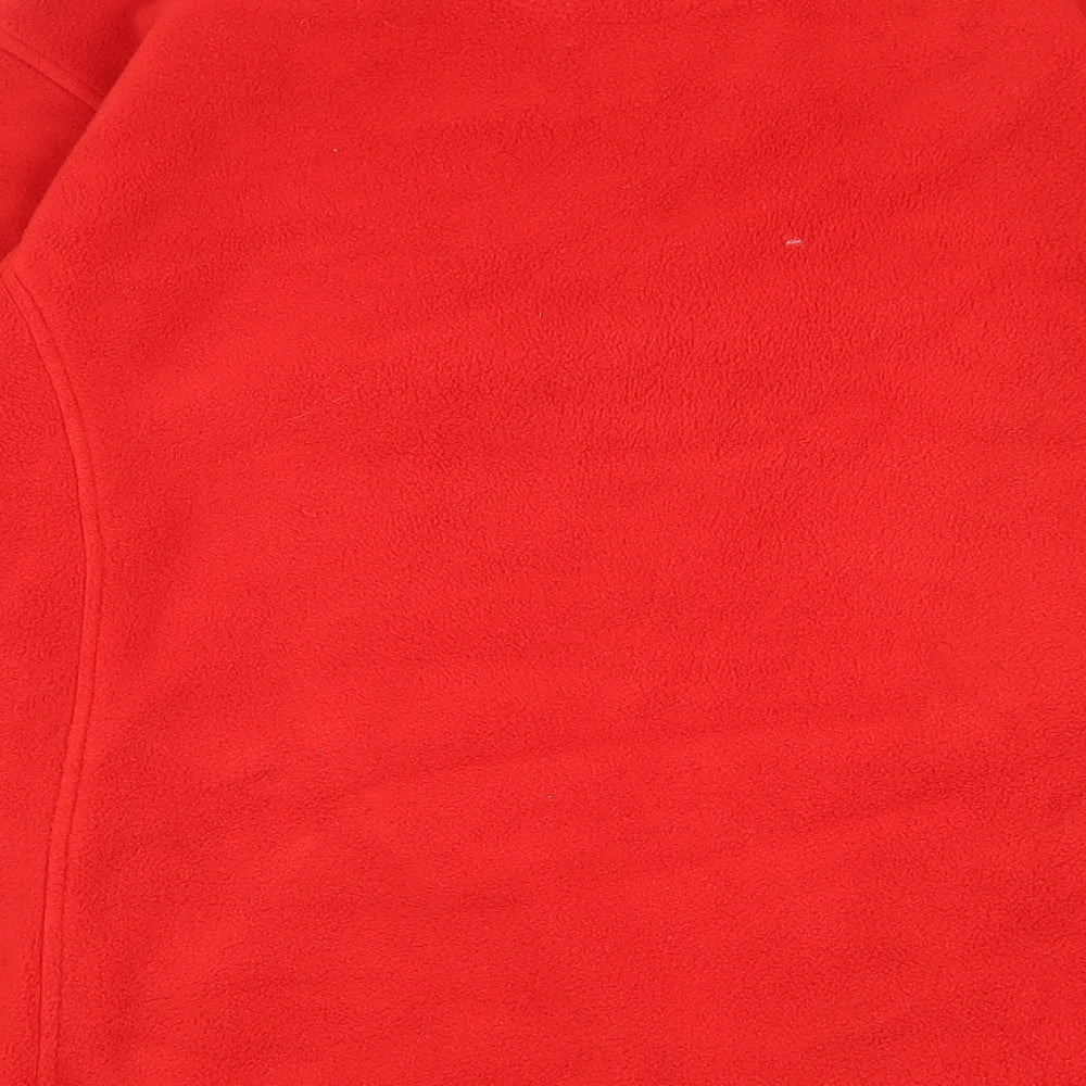 Regatta Womens Red 100% Polyester Full Zip Sweatshirt Size 20 Zip