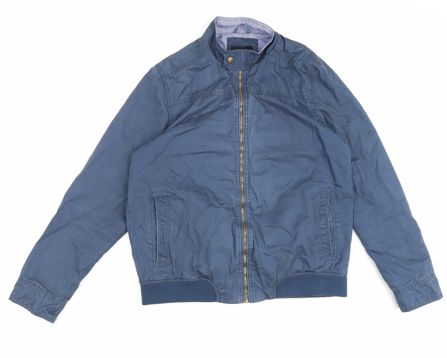 F&F Mens Blue Jacket Size L Zip