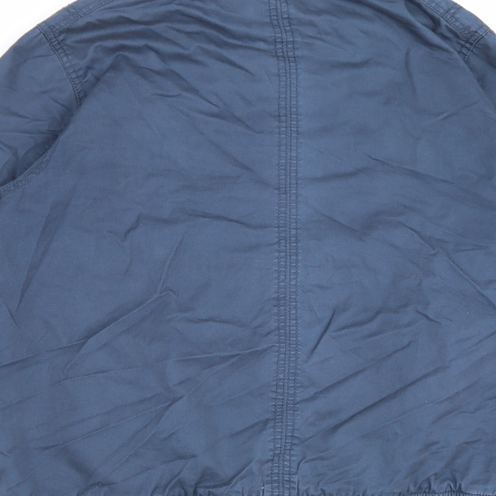 F&F Mens Blue Jacket Size L Zip