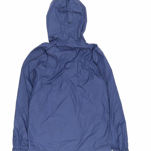 Mountain Warehouse Boys Blue Windbreaker Jacket Size 13 Years Zip