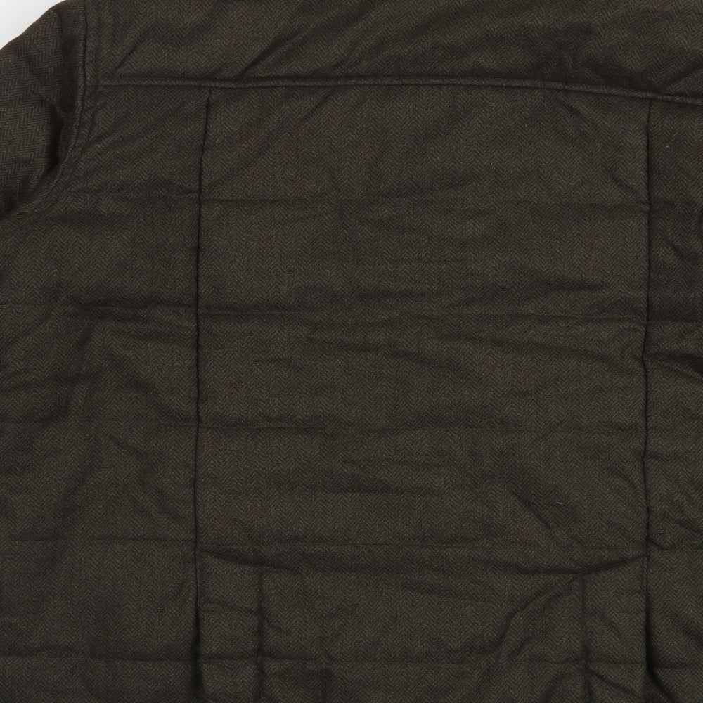 Hoggs of Fife Mens Brown Jacket Size L Zip