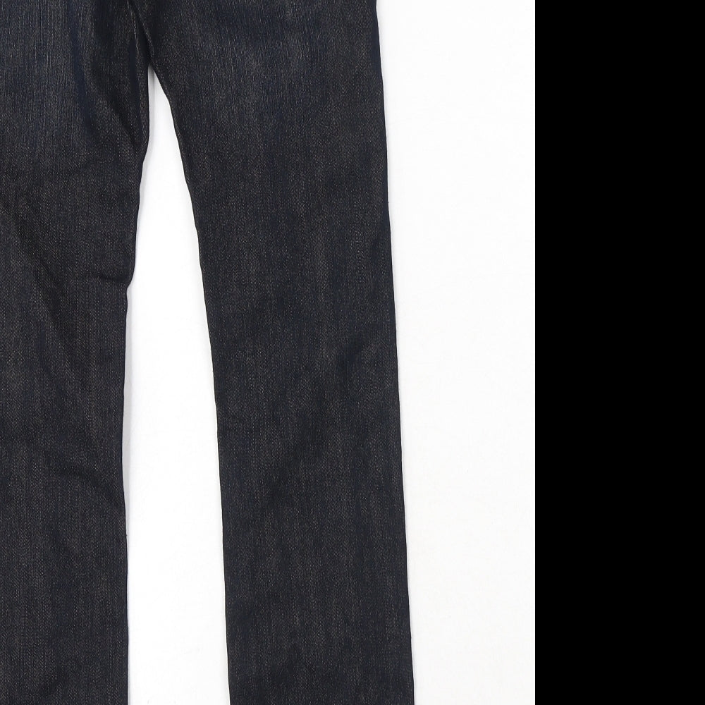 Gap Boys Blue Cotton Straight Jeans Size 10-11 Years Regular Button