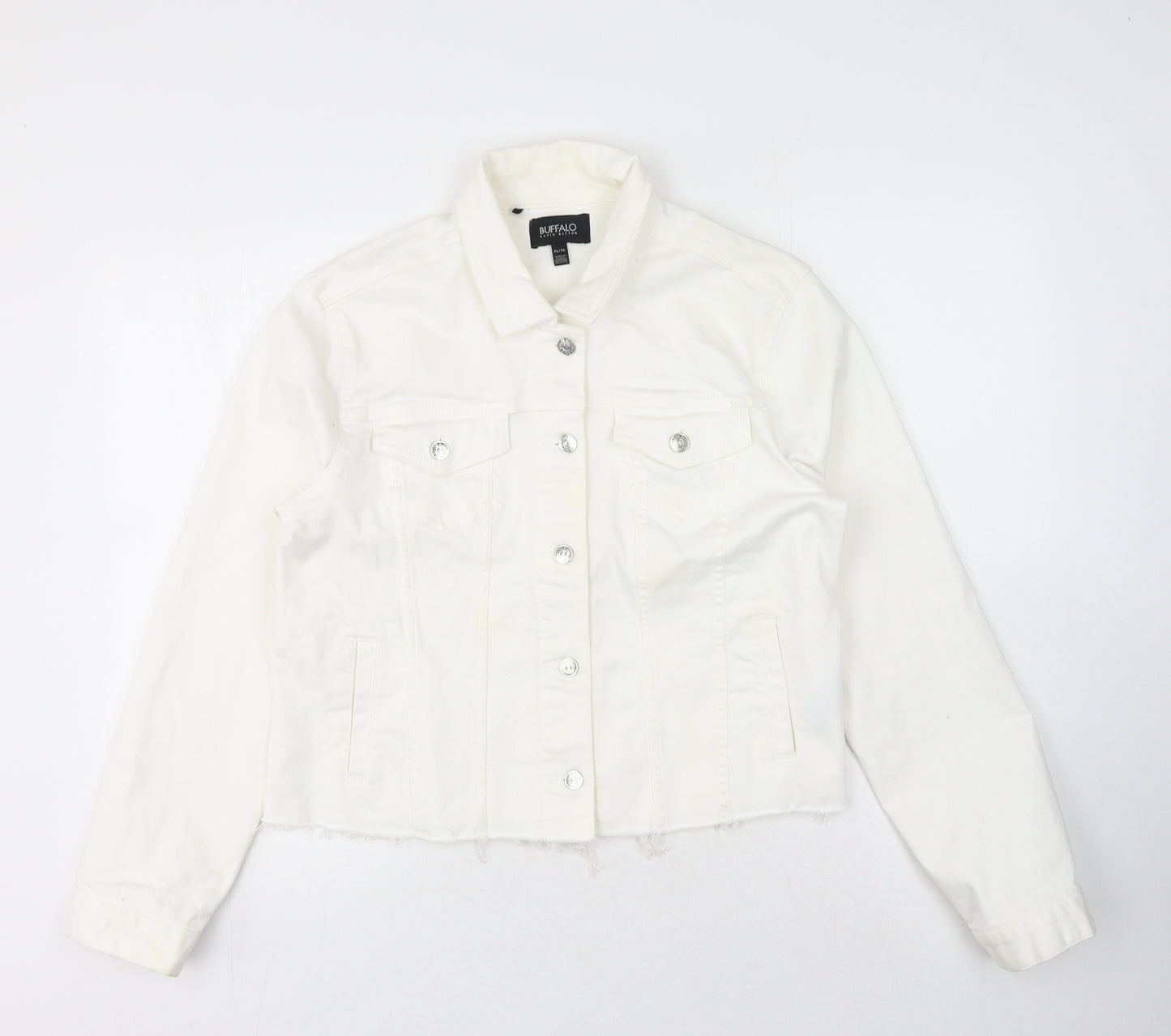 Buffalo Womens White Jacket Size XL Button