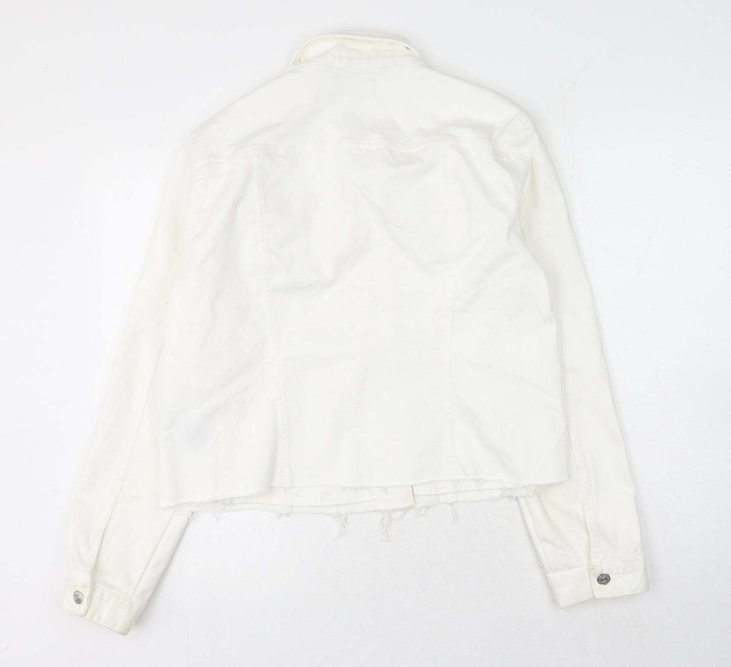 Buffalo Womens White Jacket Size XL Button