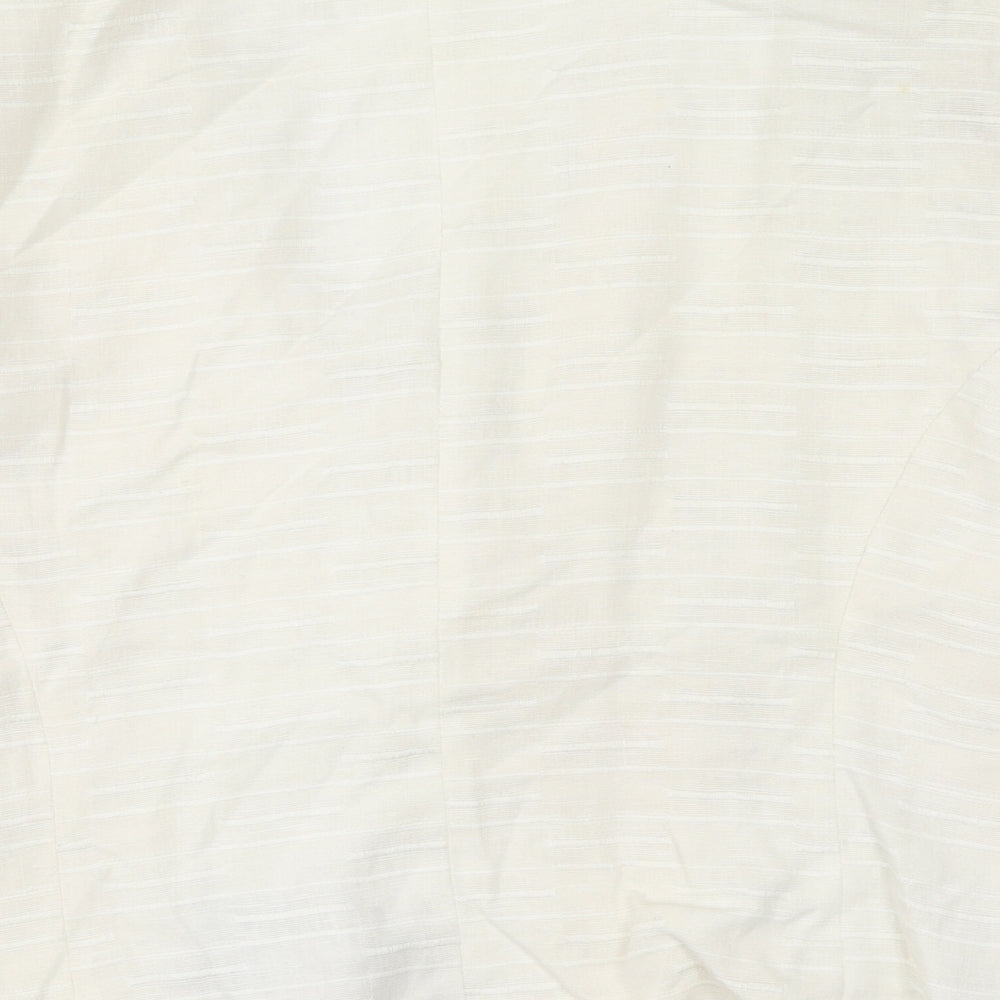 Alex&co Womens White Jacket Size 20 Button