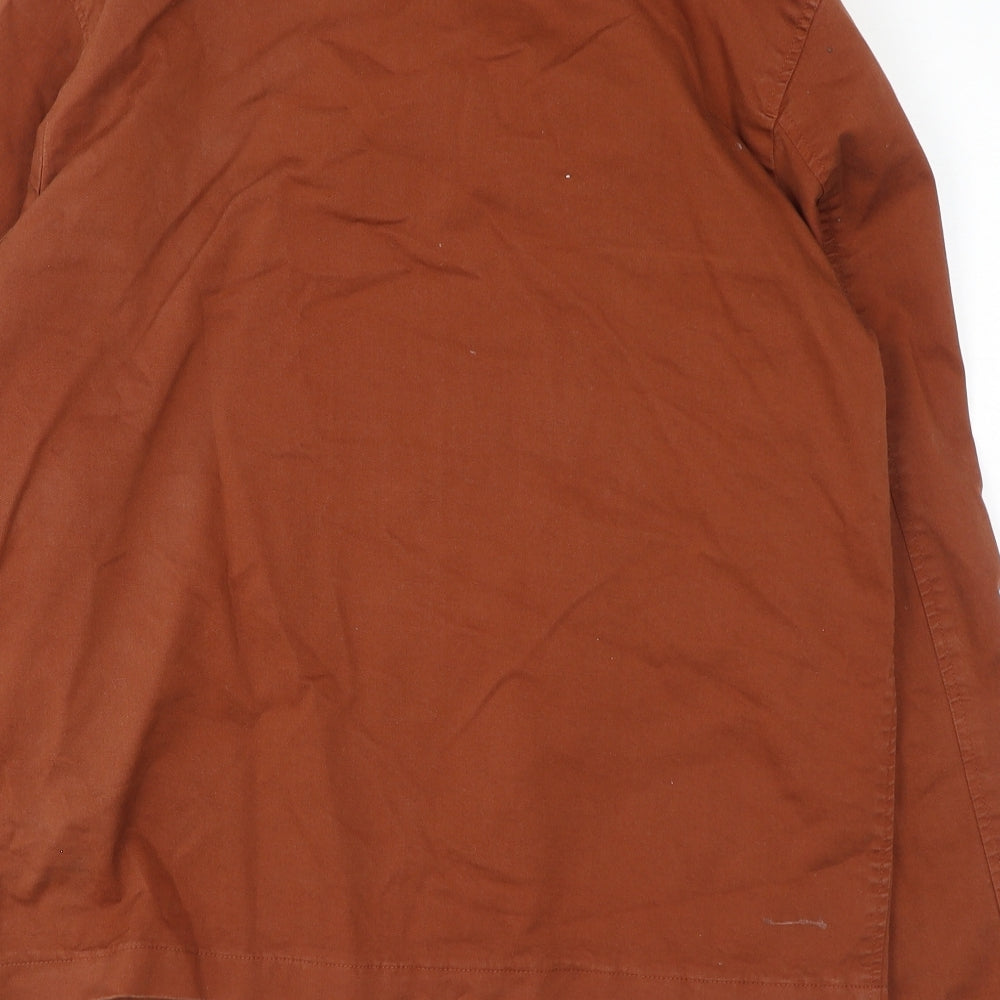 You Must Create Womens Brown Jacket Size M Button