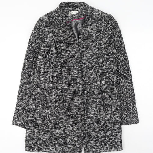 Baf woman Womens Grey Geometric Jacket Size 16 Button