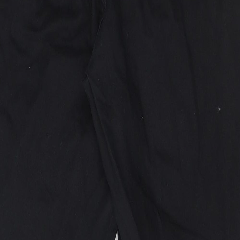 New Look Womens Black Cotton Skinny Jeans Size 16 L27 in Extra-Slim Button