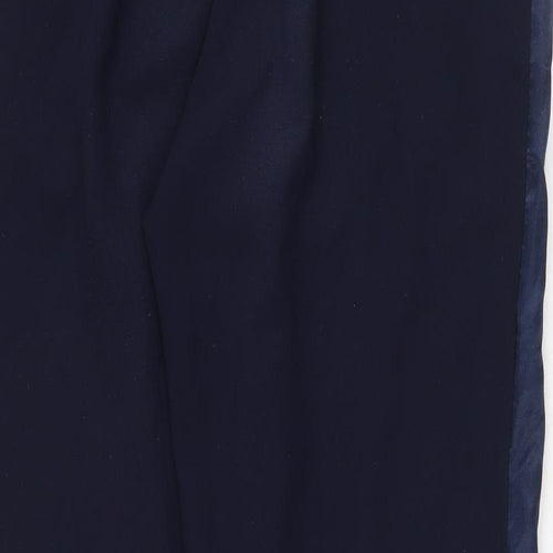 Topshop Womens Blue Polyester Trousers Size 10 L27 in Regular Drawstring
