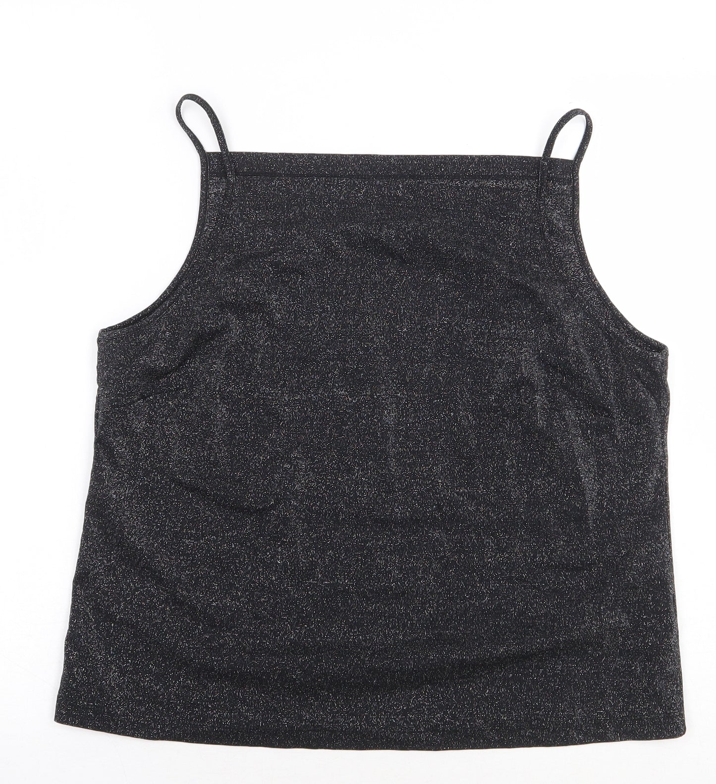 Marks and Spencer Womens Grey Polyamide Basic Tank Size 18 Sweetheart