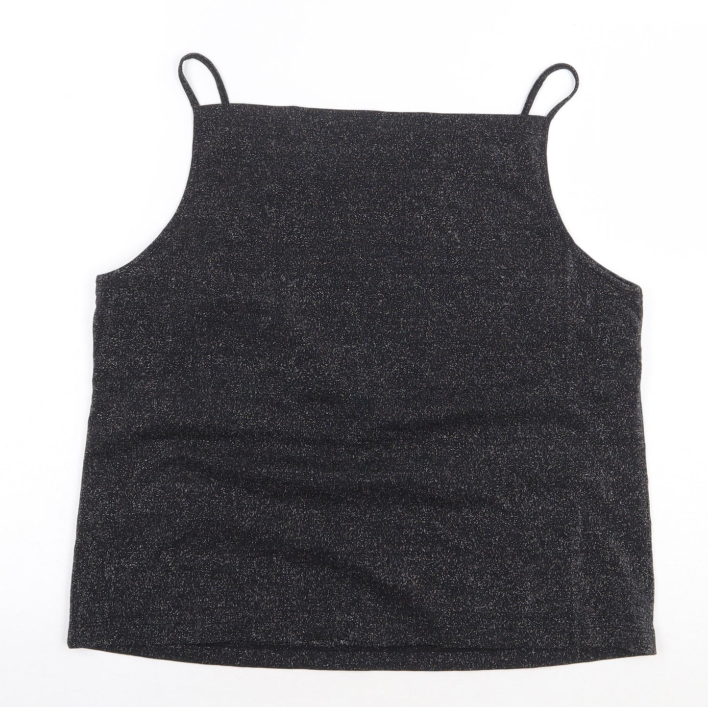 Marks and Spencer Womens Grey Polyamide Basic Tank Size 18 Sweetheart