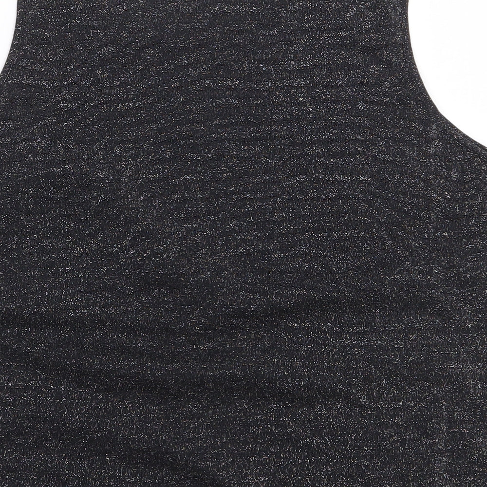 Marks and Spencer Womens Grey Polyamide Basic Tank Size 18 Sweetheart