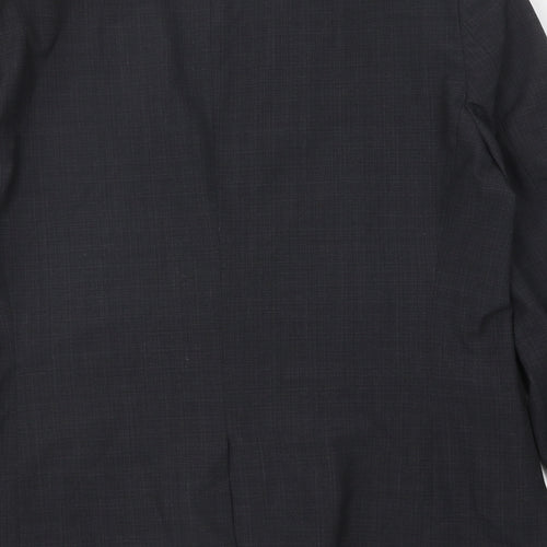 NEXT Mens Grey Polyester Jacket Suit Jacket Size 42