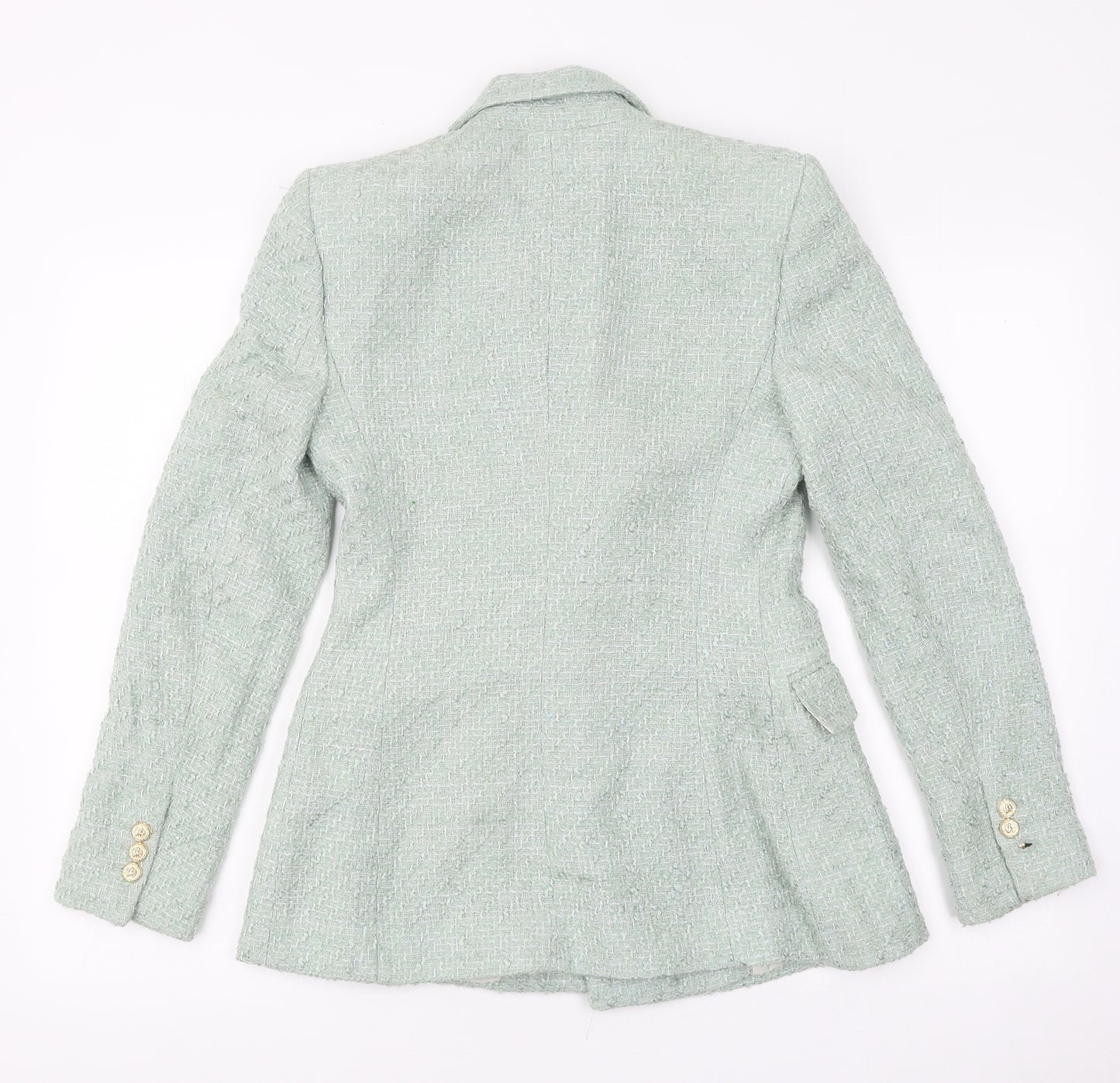 Zara Womens Blue Jacket Size XS Button