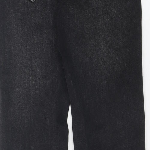 Stradivarius Womens Black Cotton Skinny Jeans Size 6 L28 in Regular Zip