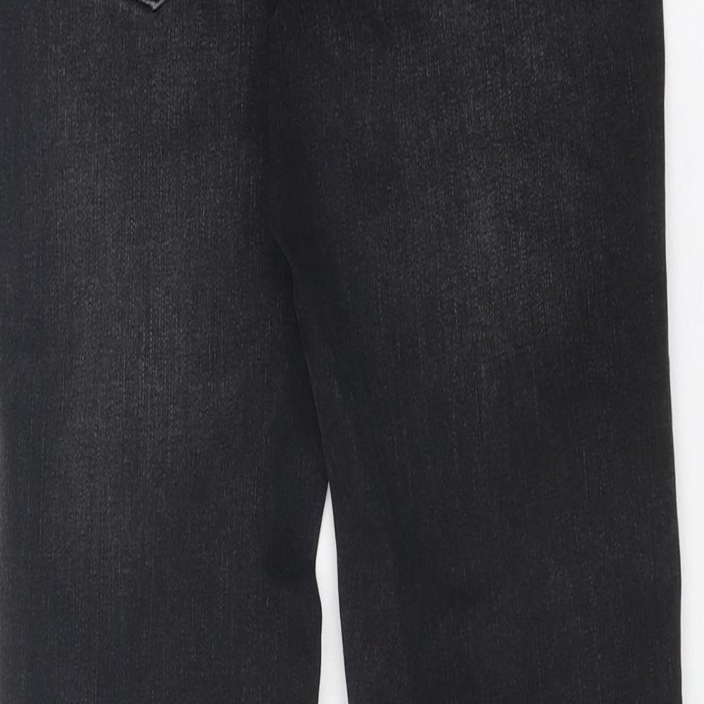 Stradivarius Womens Black Cotton Skinny Jeans Size 6 L28 in Regular Zip