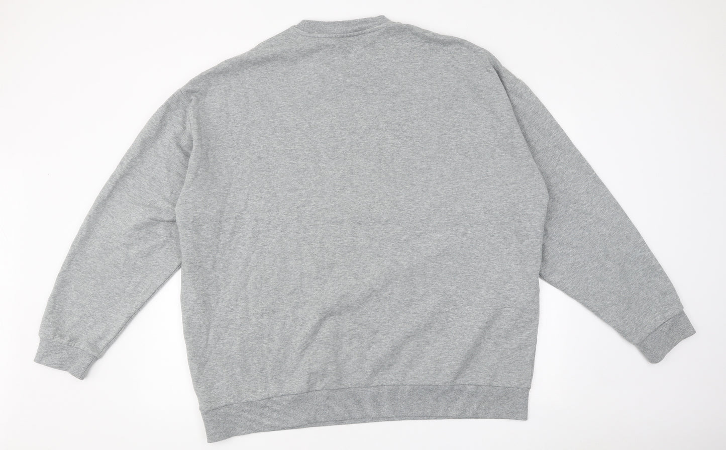ASOS Mens Grey Cotton Pullover Sweatshirt Size 3XL