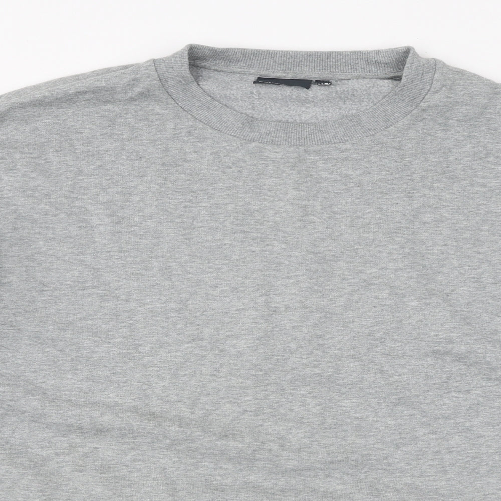 ASOS Mens Grey Cotton Pullover Sweatshirt Size 3XL