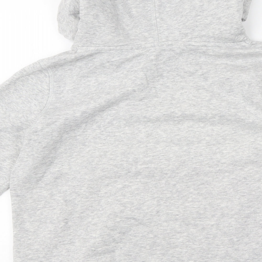 H&M Girls Grey Polyester Pullover Hoodie Size 13-14 Years Pullover - New York