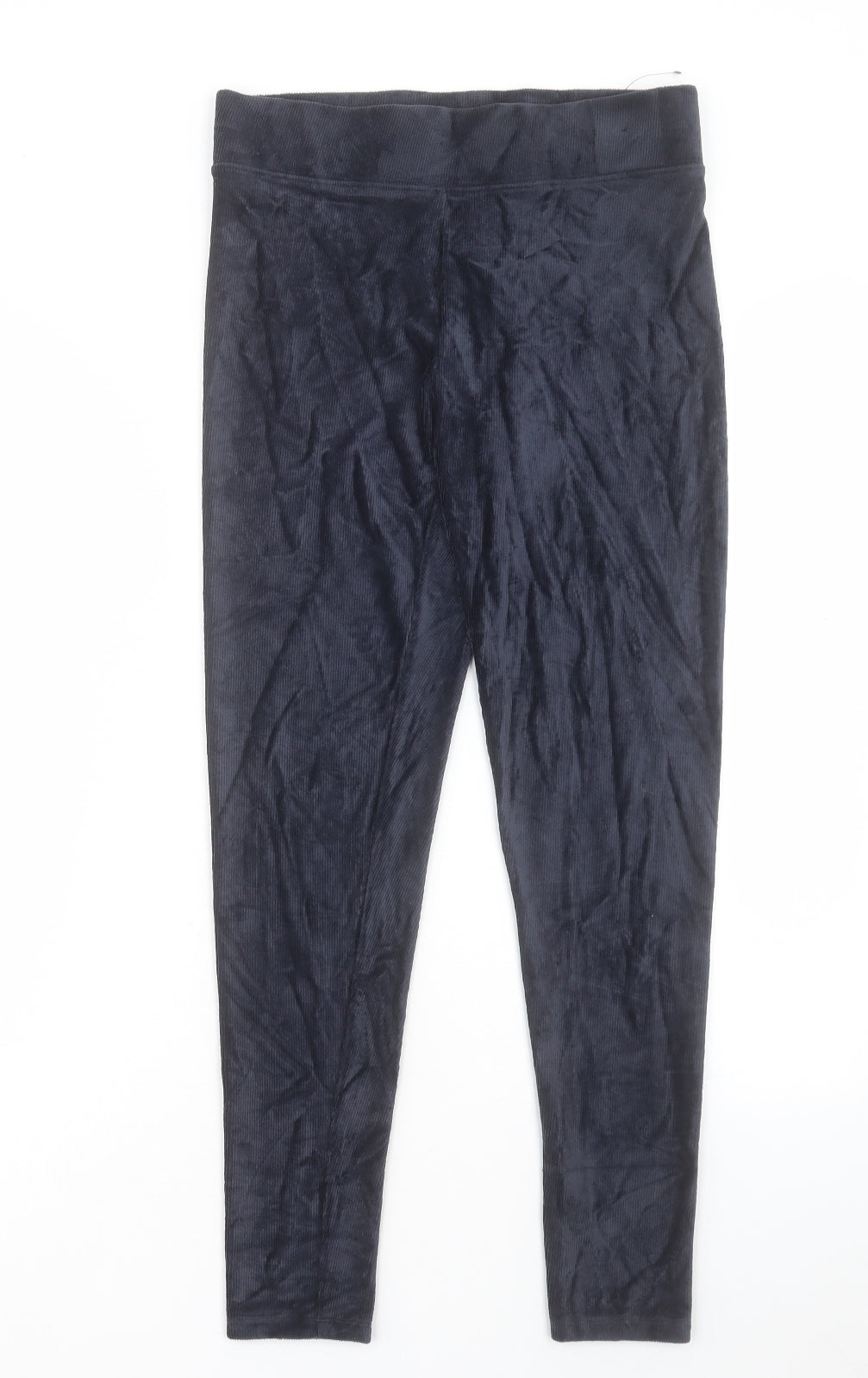 Marks and Spencer Womens Blue Cotton Jogger Leggings Size 10 L29 in