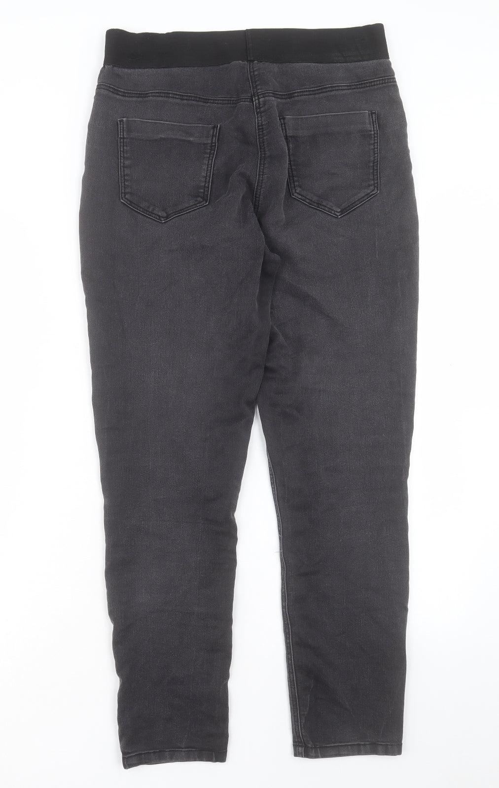 George Womens Grey Cotton Jegging Jeans Size 12 L27 in Regular