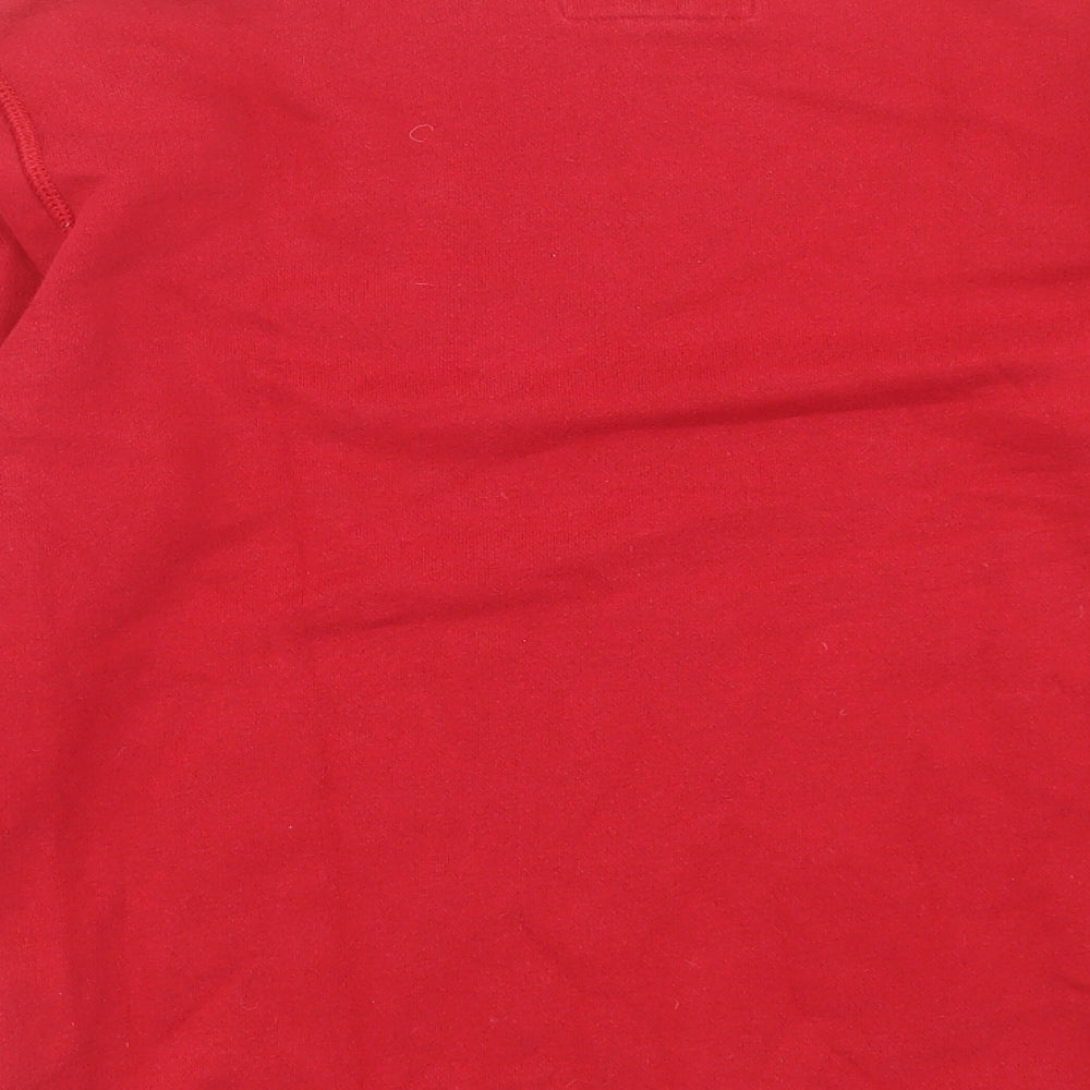 Pace Womens Red Cotton Pullover Sweatshirt Size 14 Pullover - Track & Field
