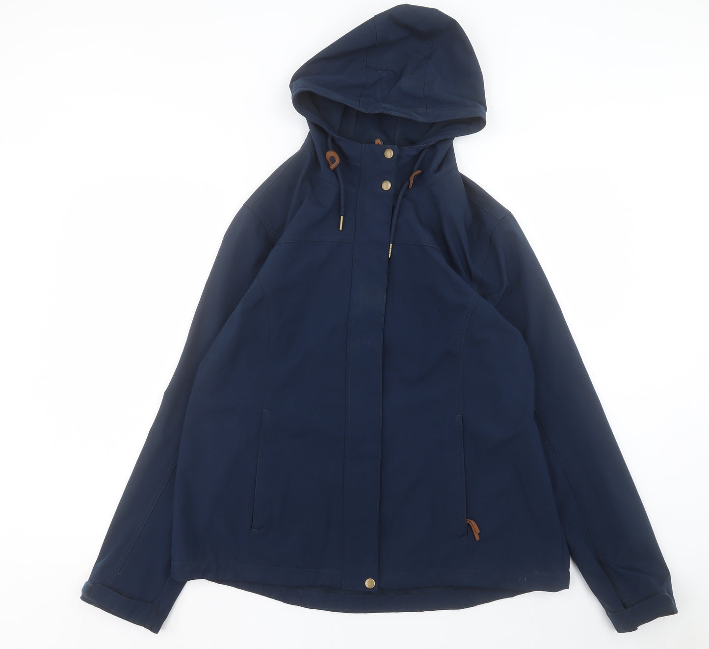 Mountain Warehouse Womens Blue Rain Coat Coat Size 18 Zip
