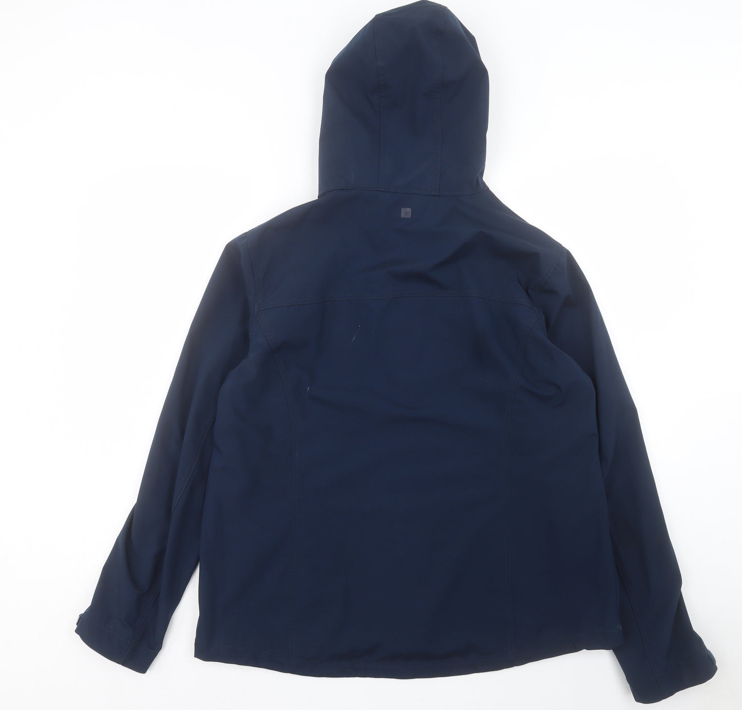 Mountain Warehouse Womens Blue Rain Coat Coat Size 18 Zip
