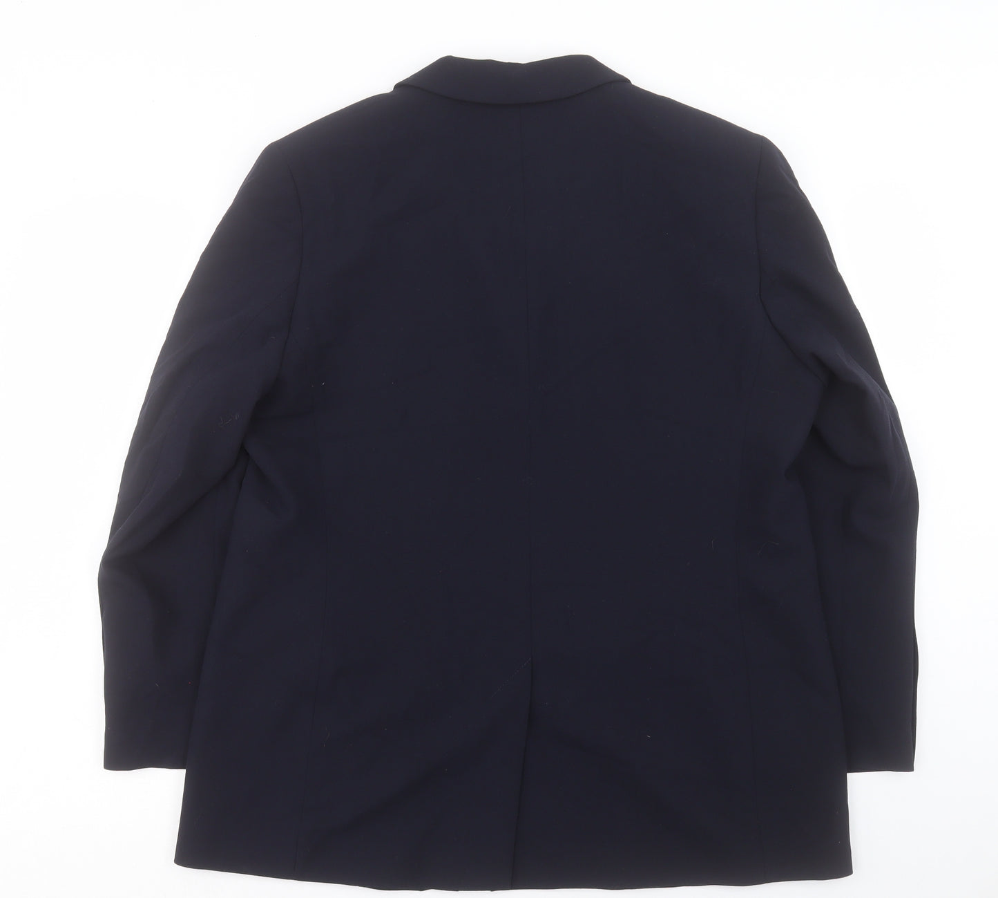 Marks and Spencer Womens Blue Jacket Size 18 Button